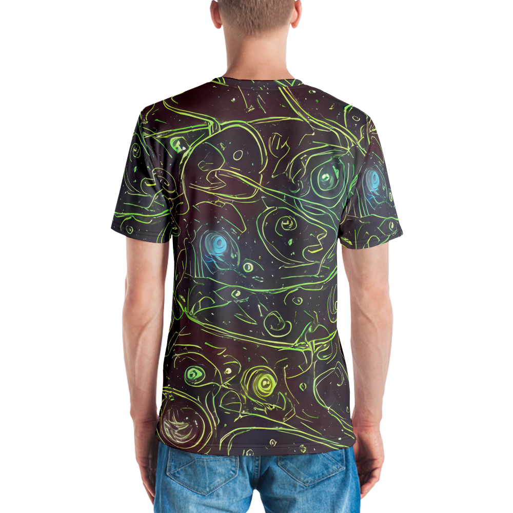 Men's Crew Neck T-Shirt - Starfield Scrolls