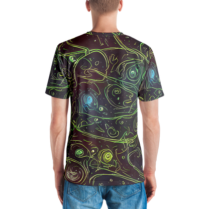 Men's Crew Neck T-Shirt - Starfield Scrolls