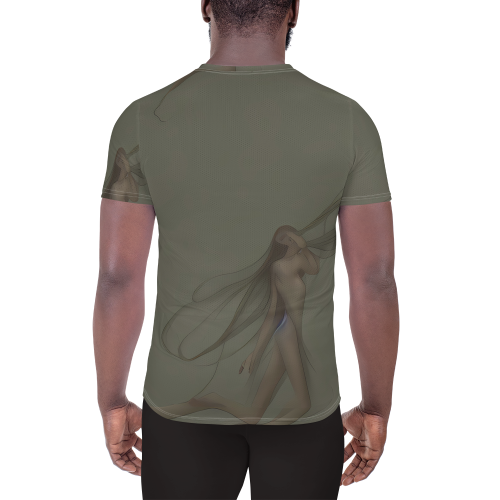 Men's Athletic T-Shirt - Valsecchi's Veil