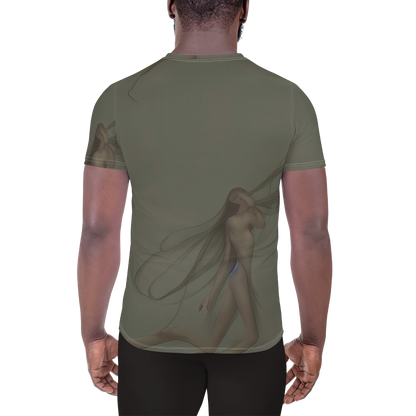 Men's Athletic T-Shirt - Valsecchi's Veil