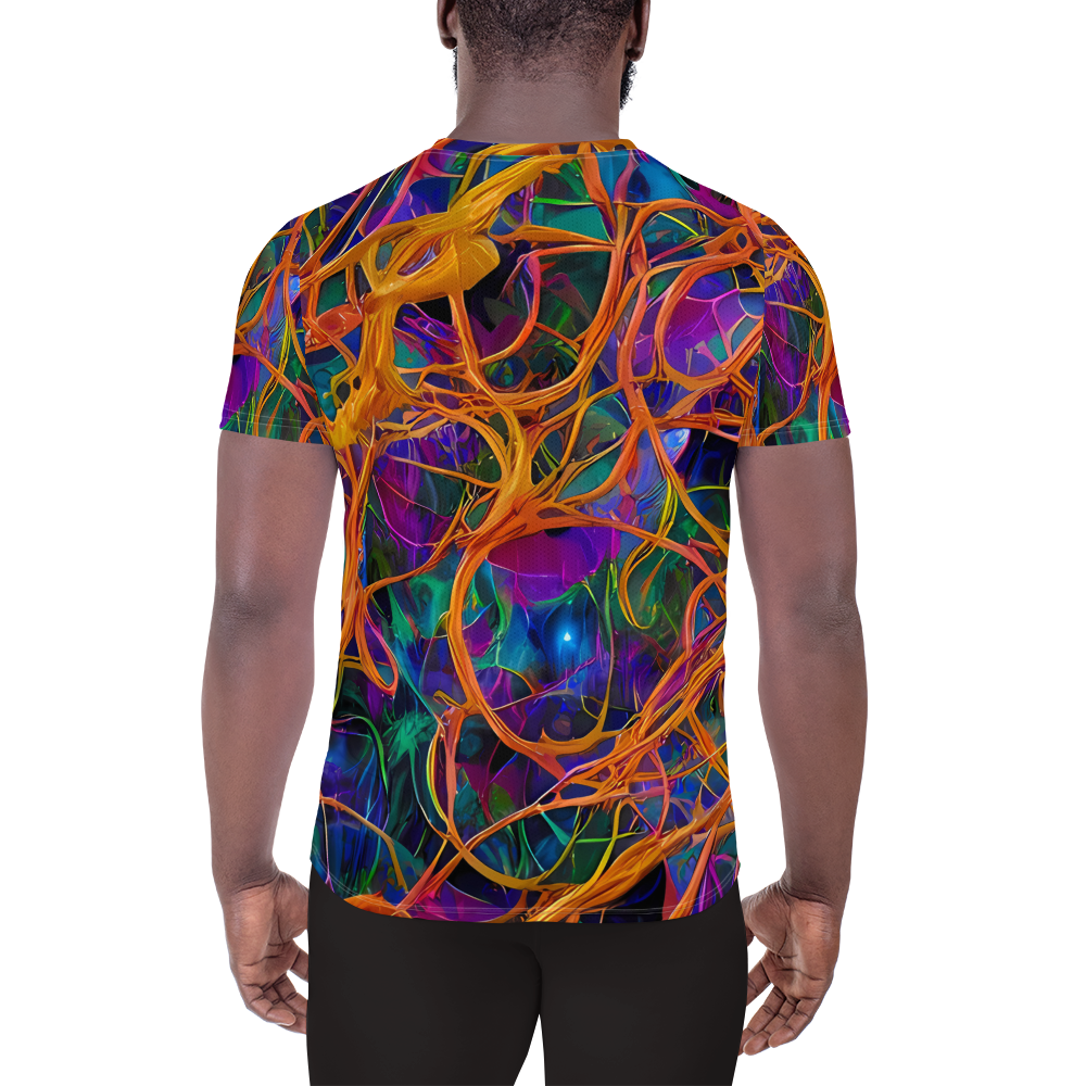 Men's Athletic T-Shirt - Spectral Weave