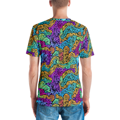 Men's Crew Neck T-Shirt - Intergalactic Graffiti