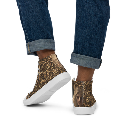 Men's High Top Canvas Shoes - Ether Whorls