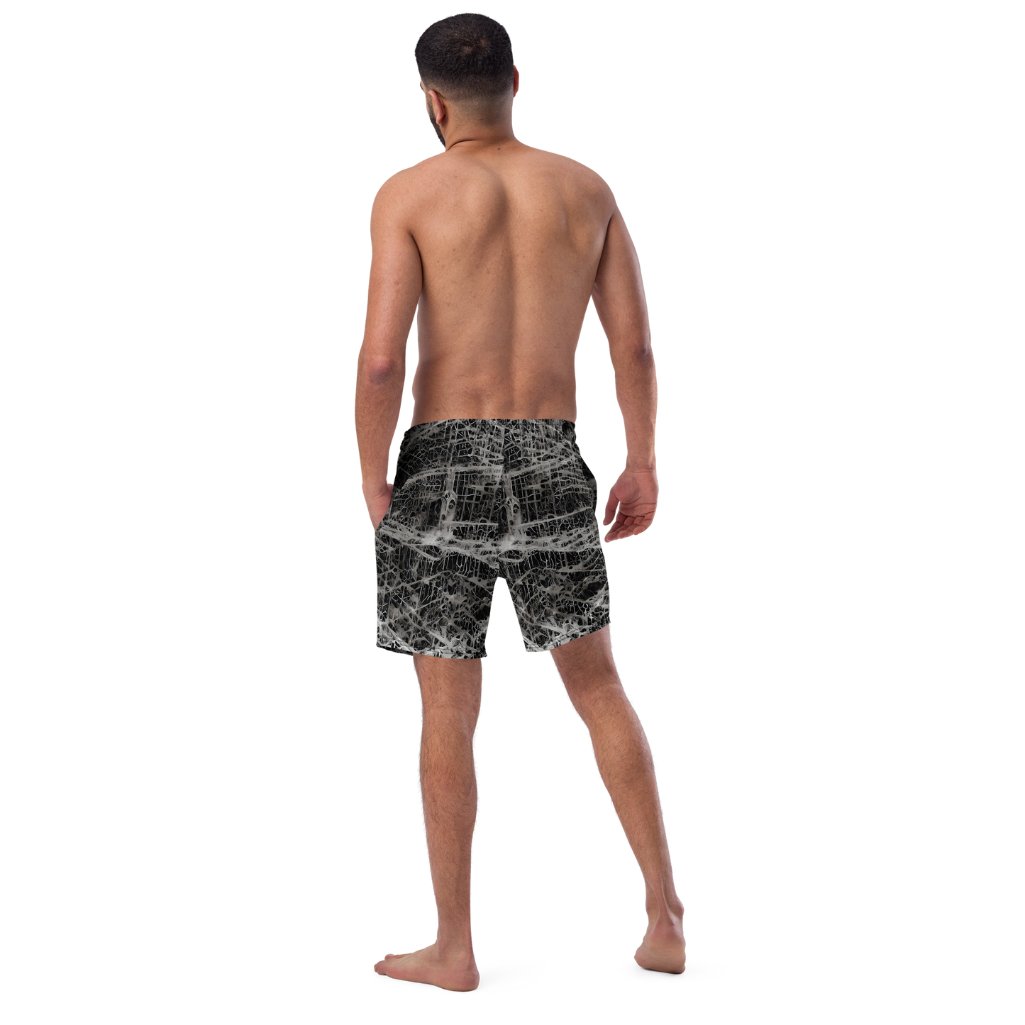 Swim Trunks - Monochrome Mesh