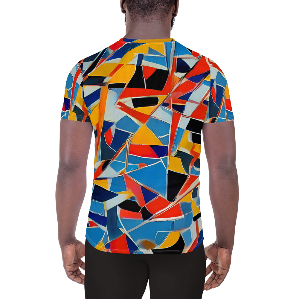 Men's Athletic T-Shirt - Abstract Mingle