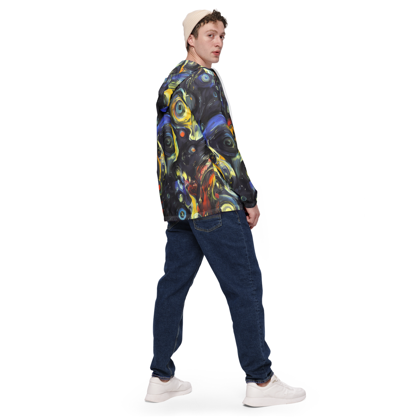 Men's Windbreaker - Corinthian Swirl