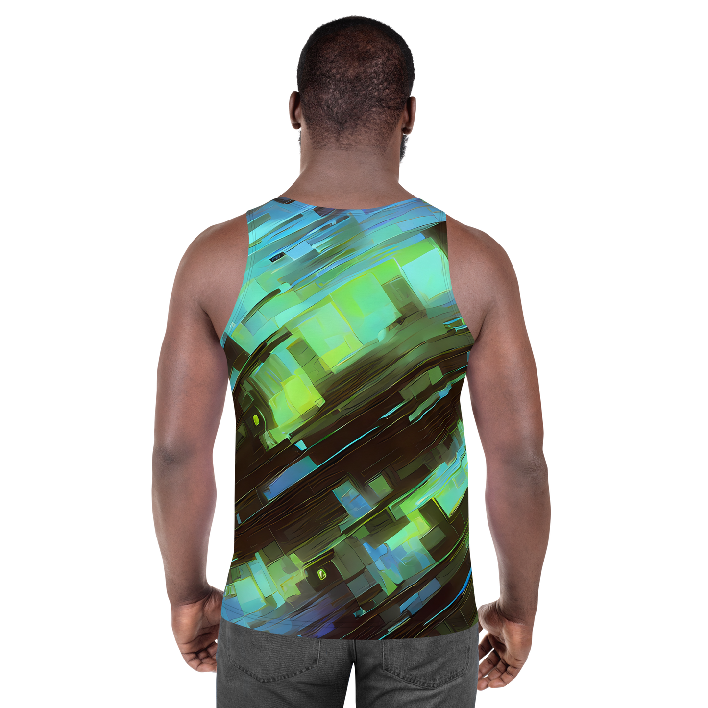 Men's Tank Top - Cyber Shard