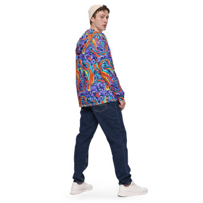 Men's Windbreaker - Galactic Waves