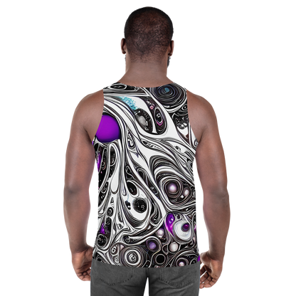 Men's Tank Top - Neo-Noir Waves