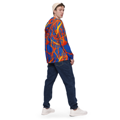 Men's Windbreaker - Vivid Plexus