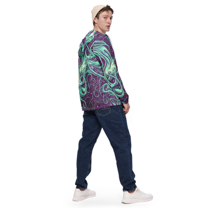 Men's Windbreaker - Temple Swirls