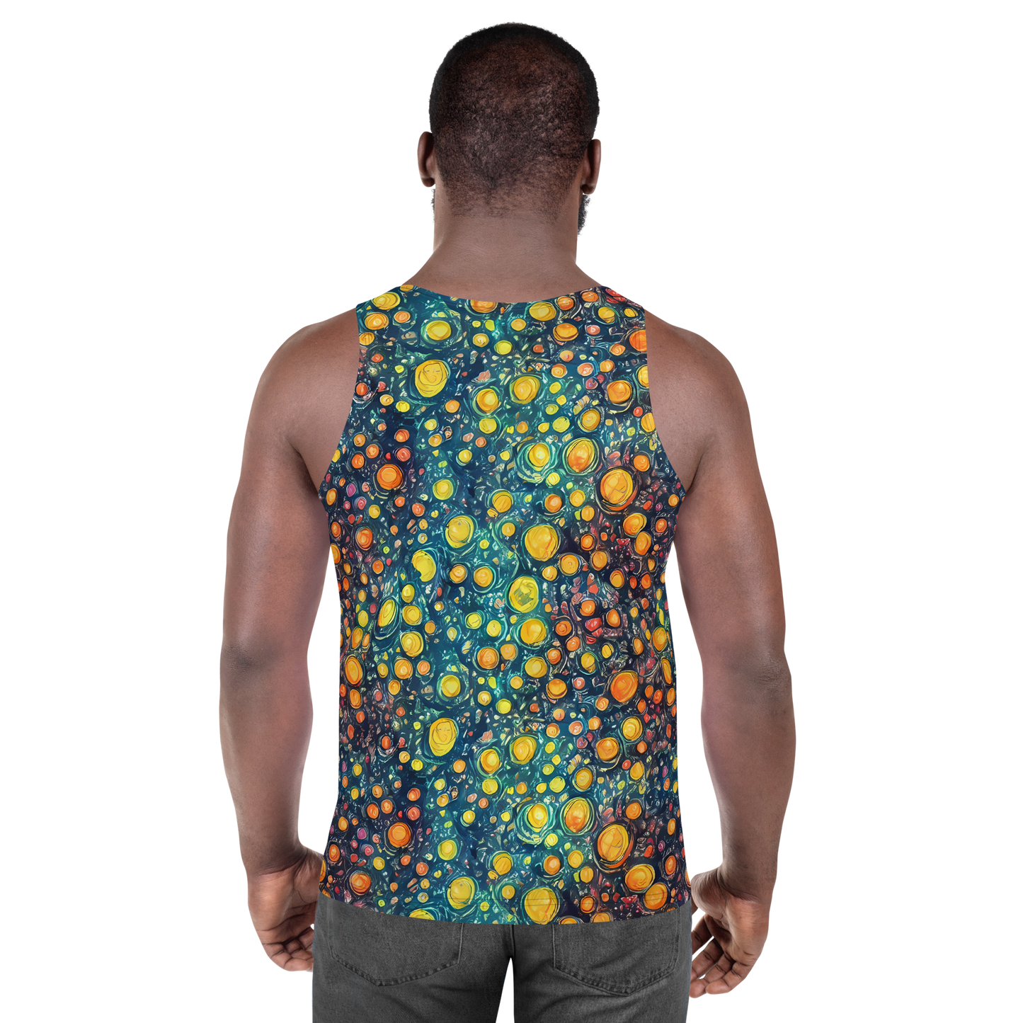 Men's Tank Top - Starry Orbits