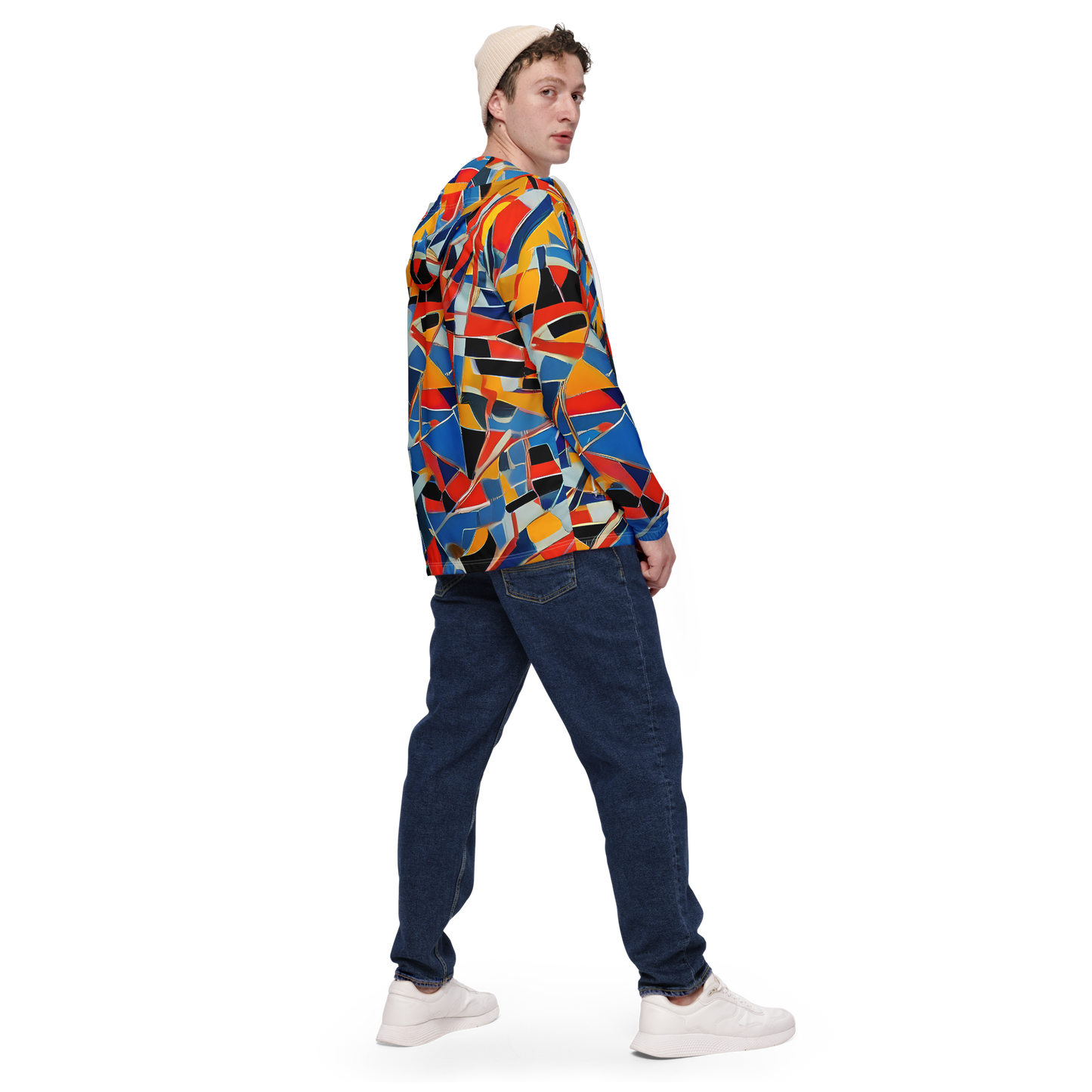 Men's Windbreaker - Abstract Mingle