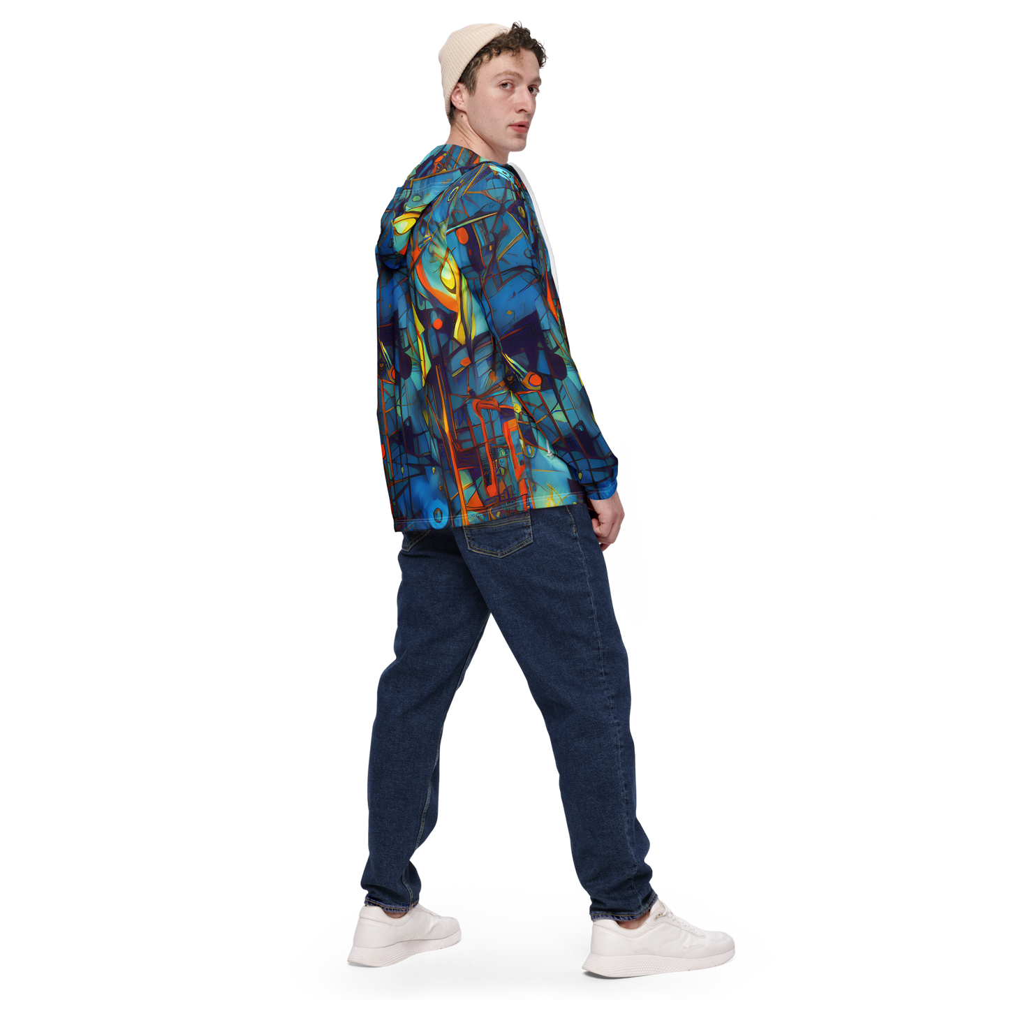 Men's Windbreaker - Abstract Eddy