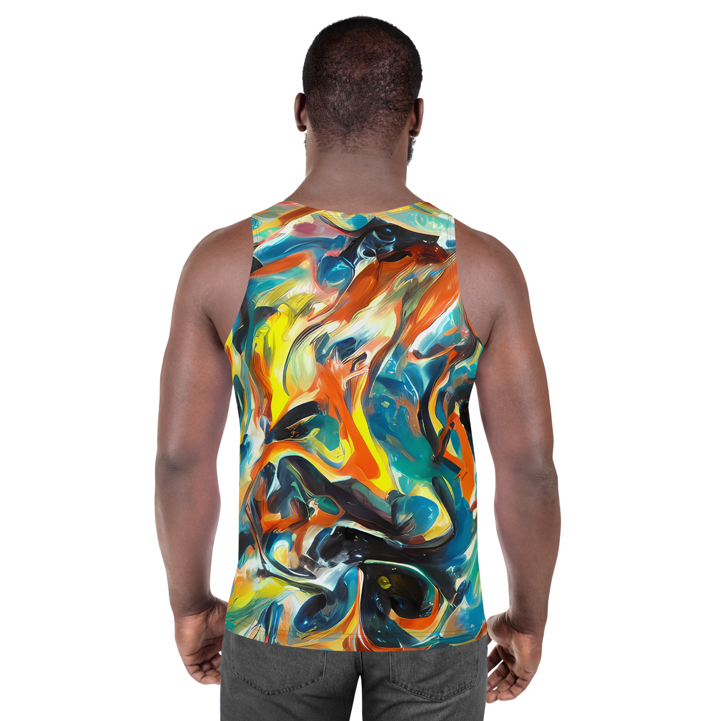 Men's Tank Top - Chromatic Vortex