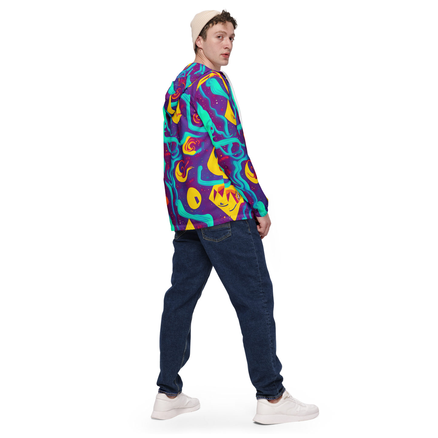 Men's Windbreaker - Cosmic Current