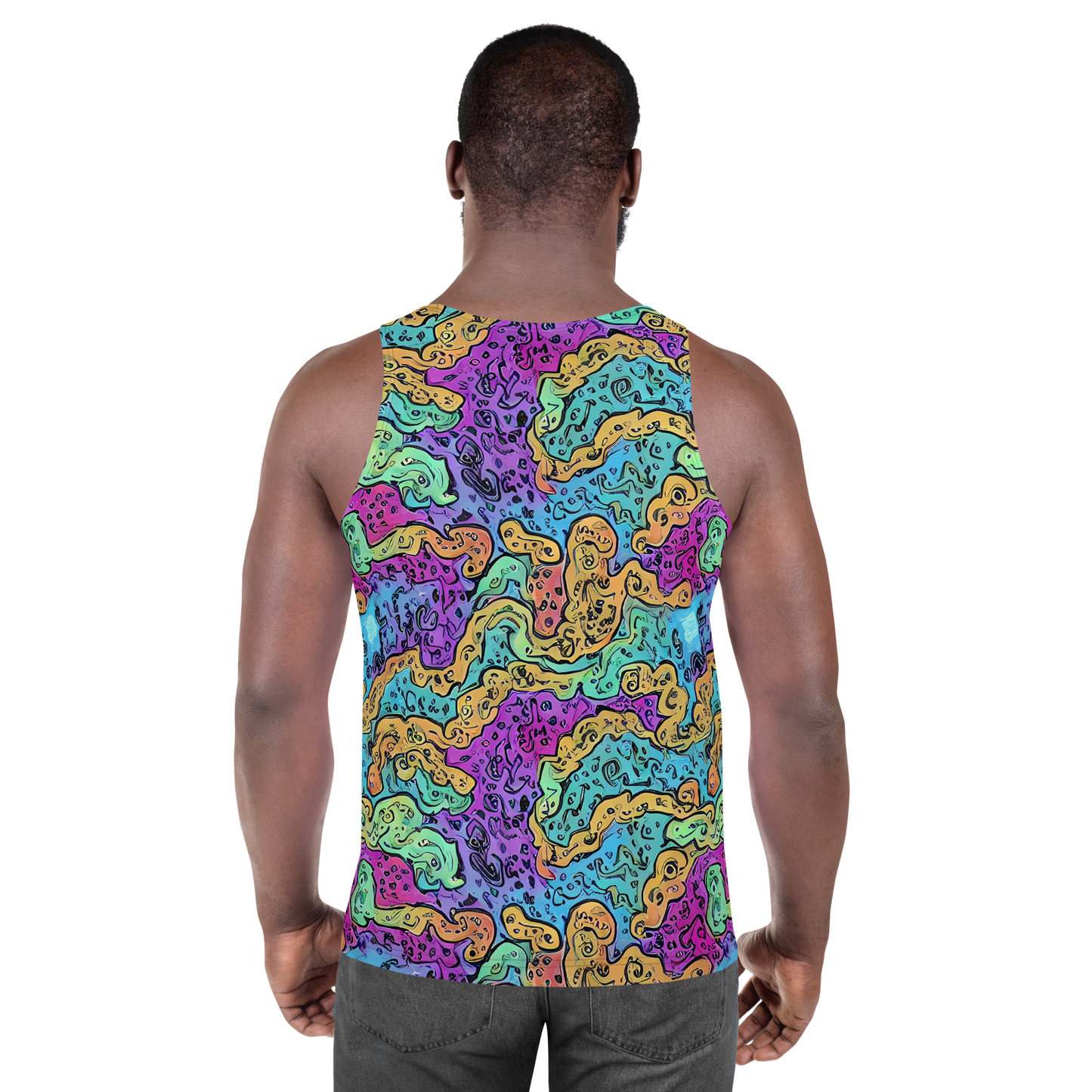 Men's Tank Top - Intergalactic Graffiti