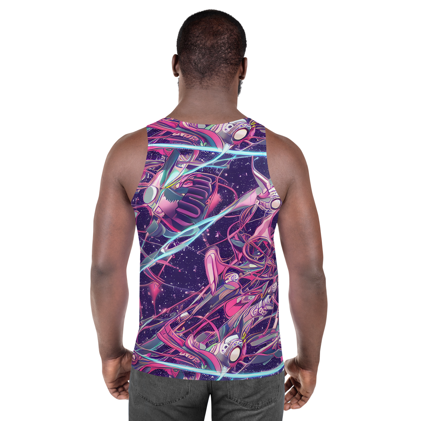 Men's Tank Top - Neo-Tokyo Twirl