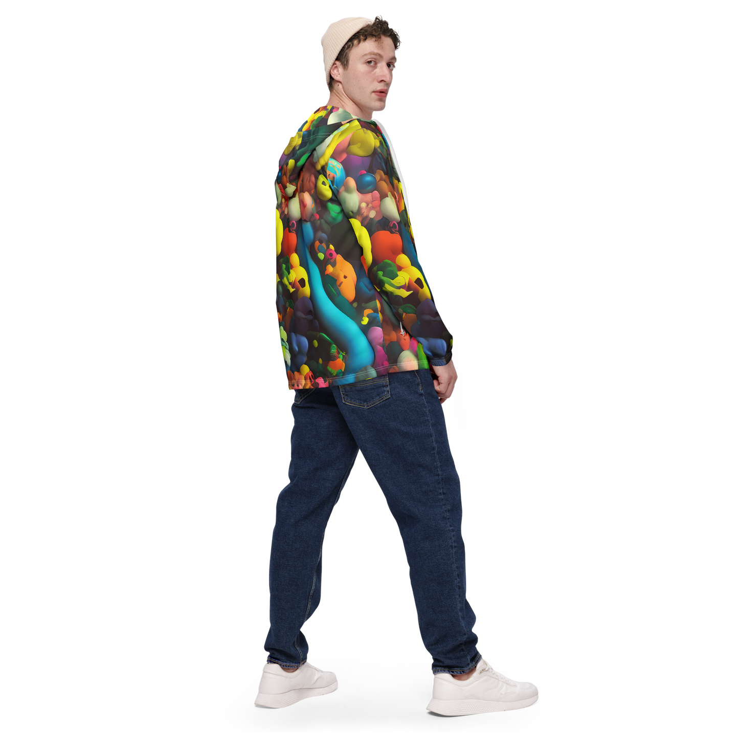 Men's Windbreaker - Bubble Pop Art