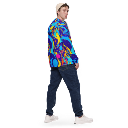 Men's Windbreaker - Spectral Tangle