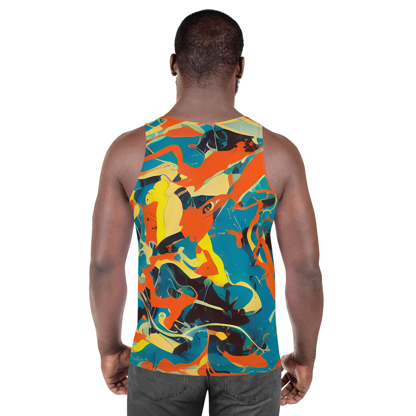 Men's Tank Top - Abstract Tango