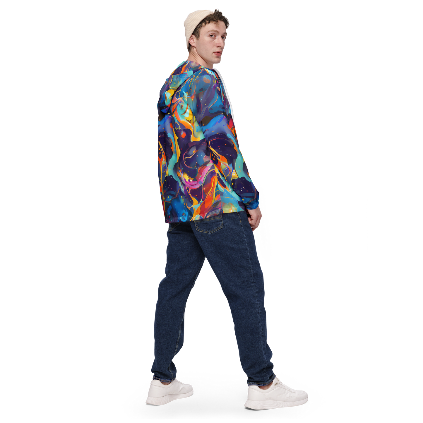 Men's Windbreaker - Whimsical Fusion