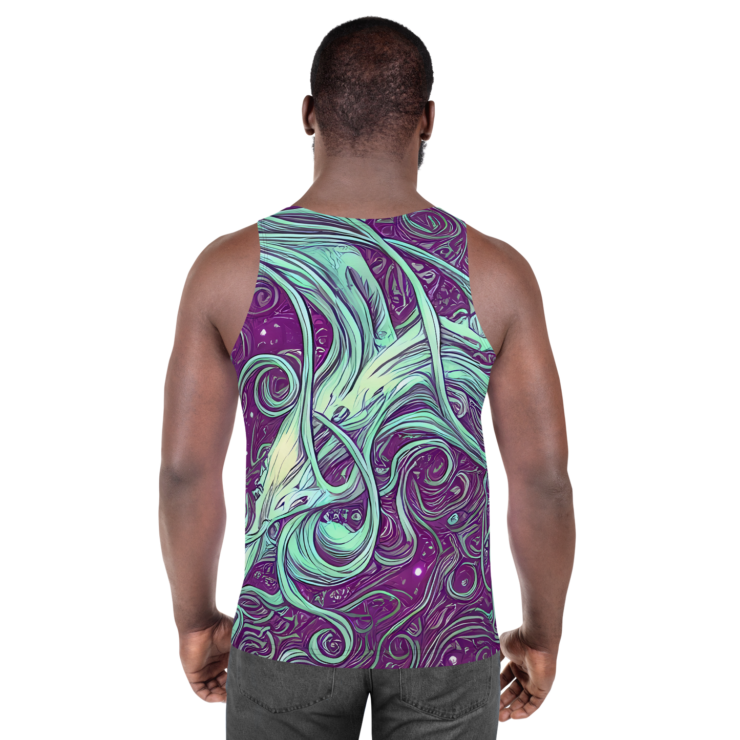 Men's Tank Top - Temple Swirls