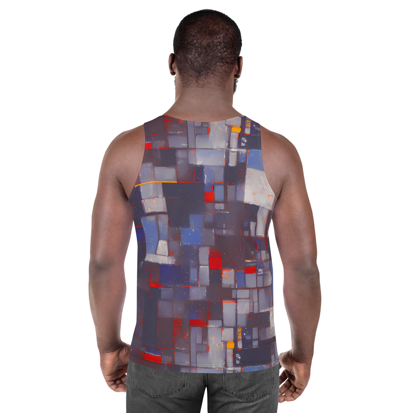 Men's Tank Top - Cubist Rhythm