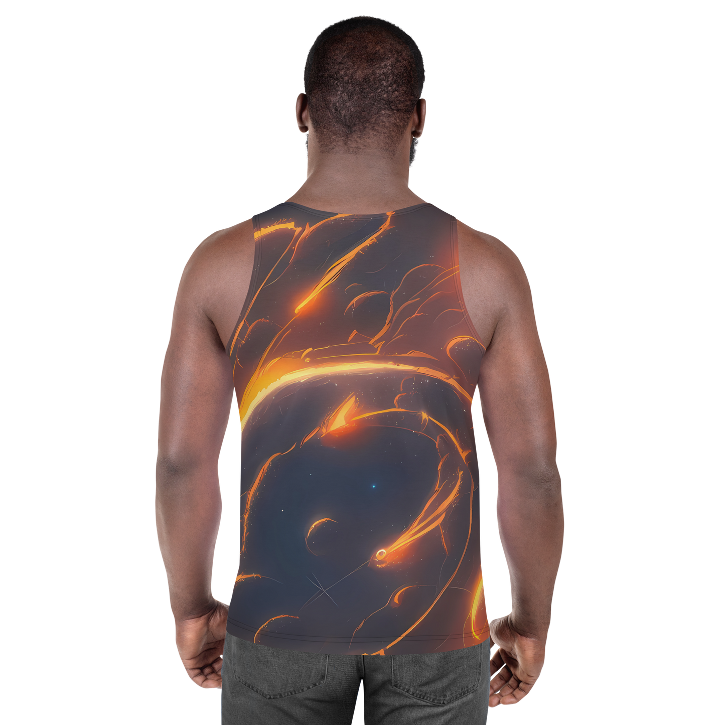 Men's Tank Top - Inferno Spirals