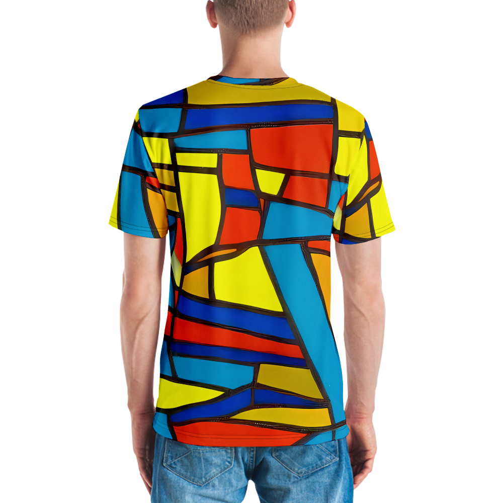 Men's Crew Neck T-Shirt - Mondrian Mesh