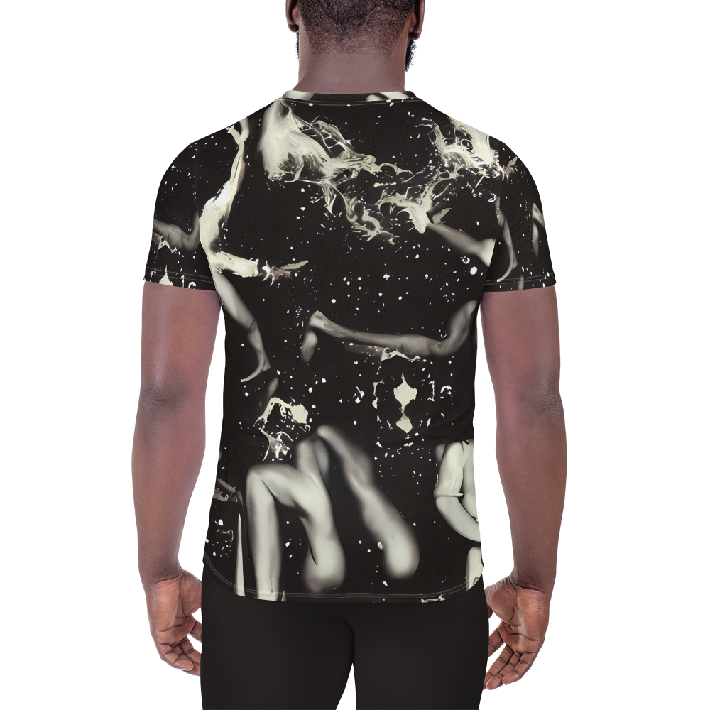 Men's Athletic T-Shirt - Newton's Silhouette
