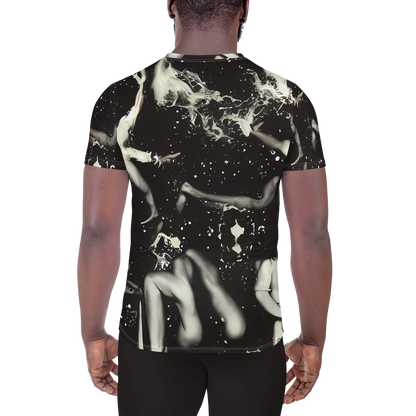 Men's Athletic T-Shirt - Newton's Silhouette