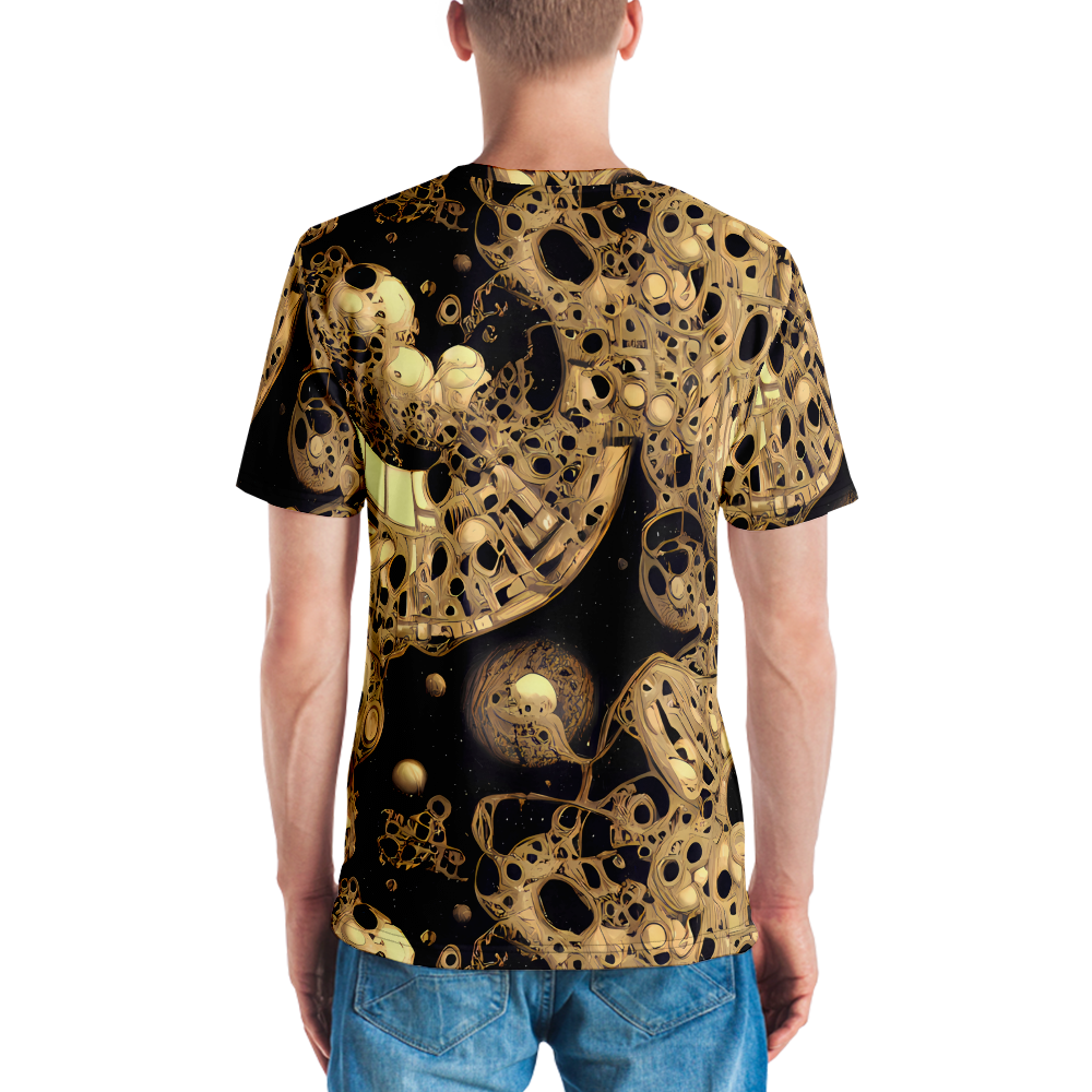 Men's Crew Neck T-Shirt - Baroque Orbit