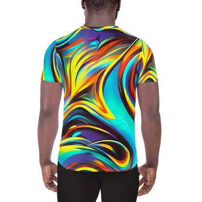 Men's Athletic T-Shirt - Cyber Surge