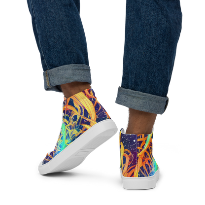 Men's High Top Canvas Shoes - Granov Vortex