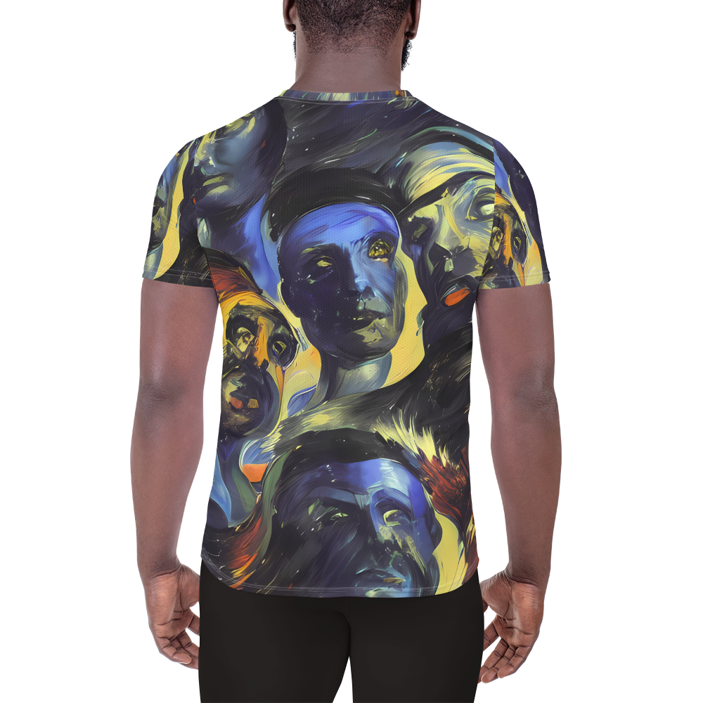 Men's Athletic T-Shirt - Cosmic Visages