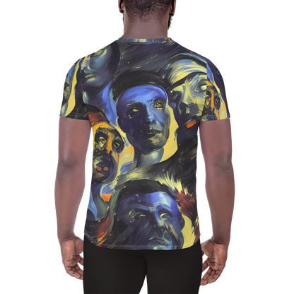 Men's Athletic T-Shirt - Cosmic Visages