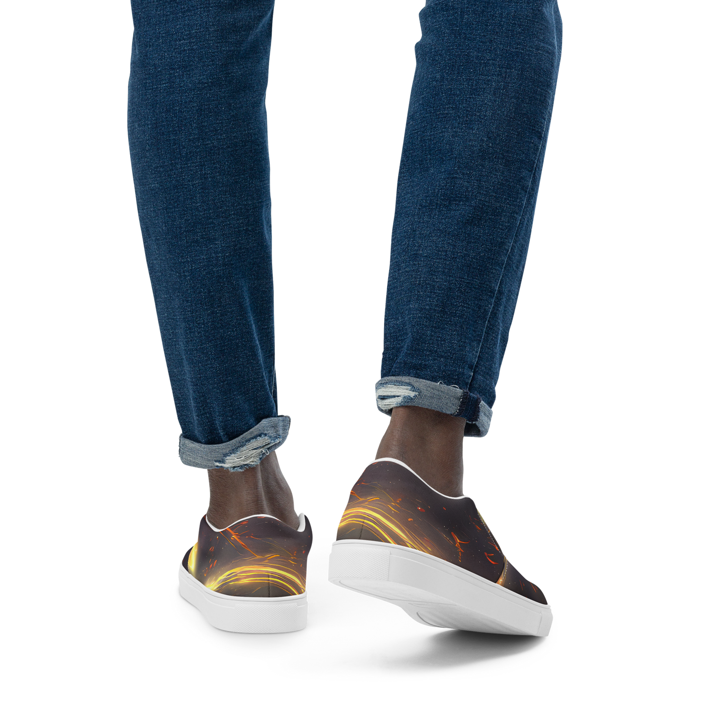 Men's Slip-On Canvas Shoes - Stellar Arcana