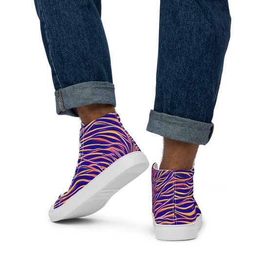 Men's High Top Canvas Shoes - Vortex Strands