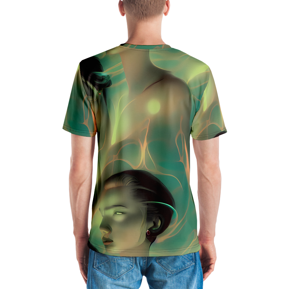 Men's Crew Neck T-Shirt - Spectral Whisper