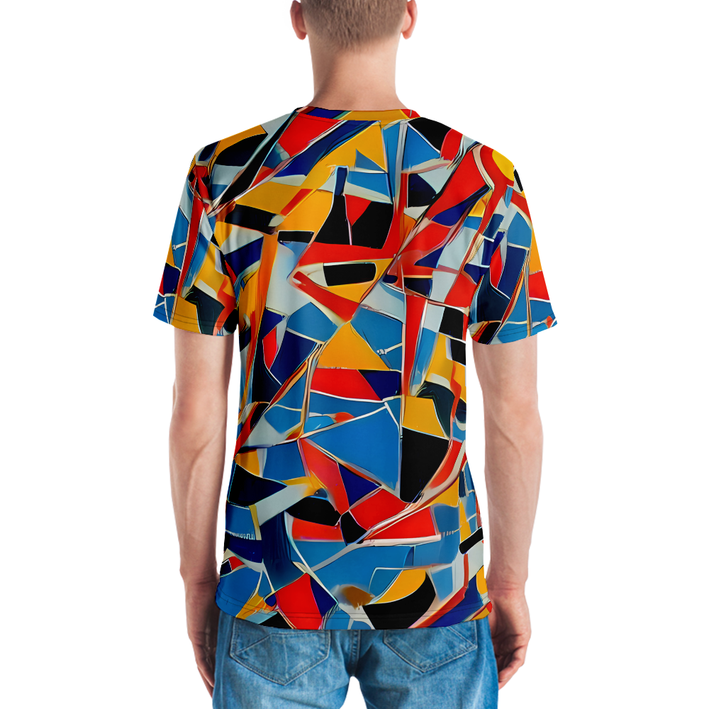 Men's Crew Neck T-Shirt - Abstract Mingle