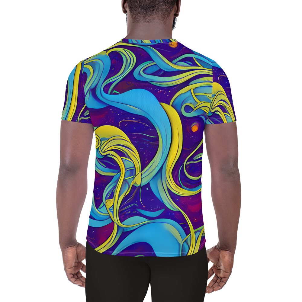 Men's Athletic T-Shirt - Stellar Swirls