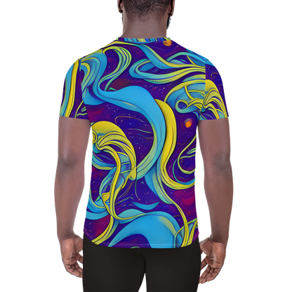 Men's Athletic T-Shirt - Stellar Swirls