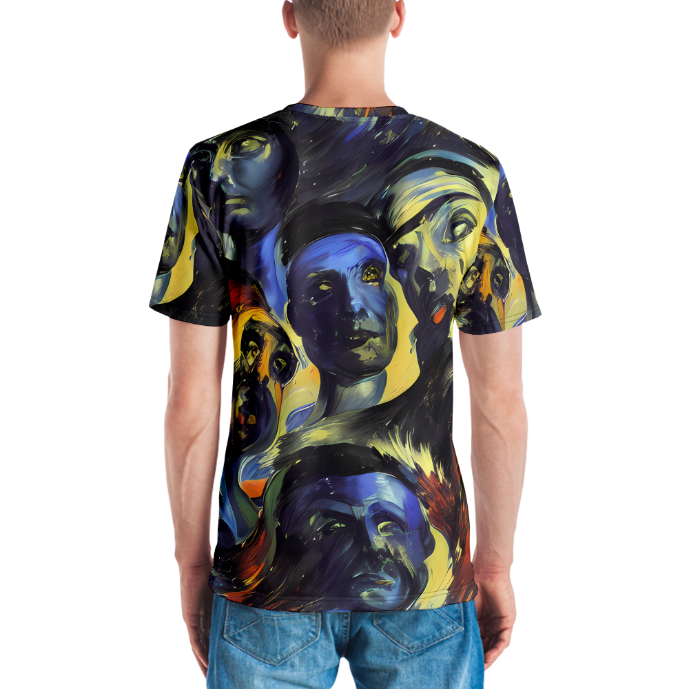 Men's Crew Neck T-Shirt - Cosmic Visages