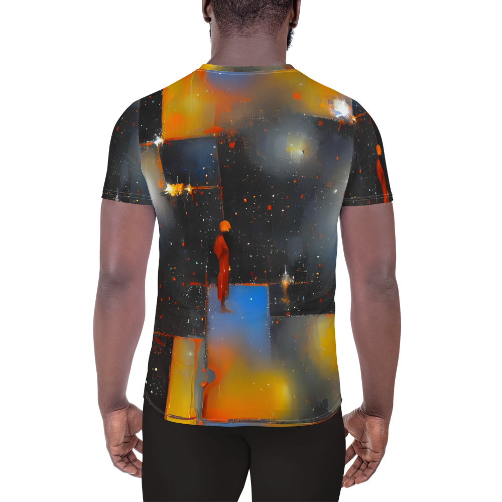 Men's Athletic T-Shirt - Monet's Matrix