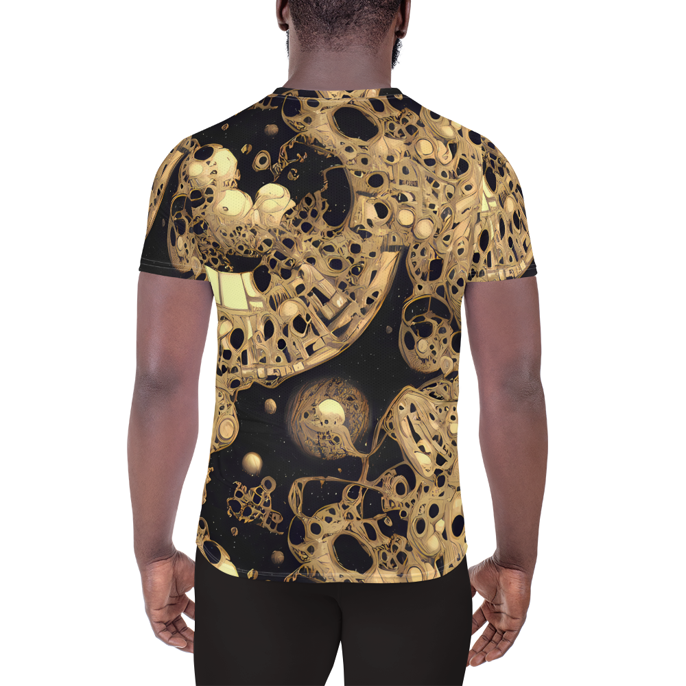 Men's Athletic T-Shirt - Baroque Orbit