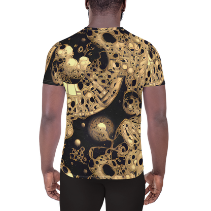 Men's Athletic T-Shirt - Baroque Orbit