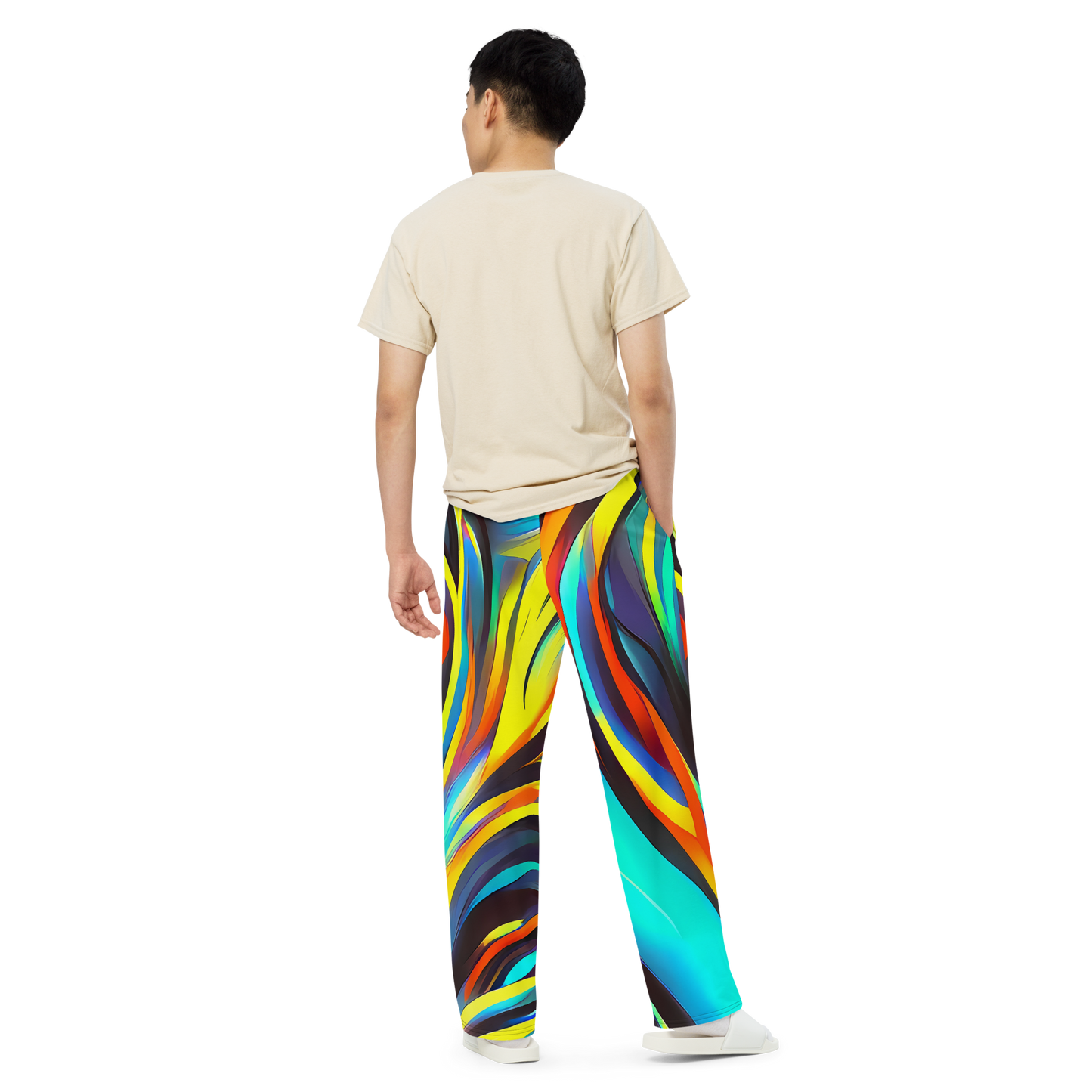 Wide-Leg Pants - Cyber Surge