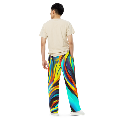 Wide-Leg Pants - Cyber Surge