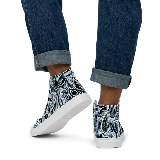 Men's High Top Canvas Shoes - Horkey's Nebula